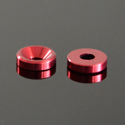 10 PCS M3 Aluminum Alloy Half Round Head Screw Gasket Washer for RC FPV Racing Drone Dark red
