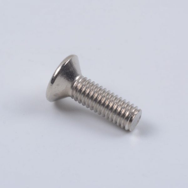 10Pcs M3 Countersunk Head Hex Socket Screws Steel Alloy Nickel Plating 12.9 Grade 2