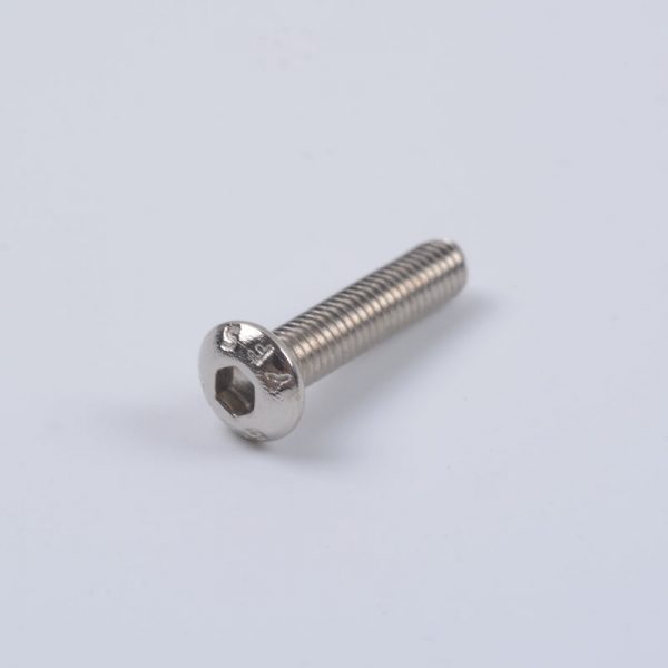 20Pcs M3 Half Round Head Nickel plating Hex Screw 4